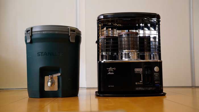 アラジンの反射式石油ストーブ！AKP-S248をレビュー！キャンプでも自宅