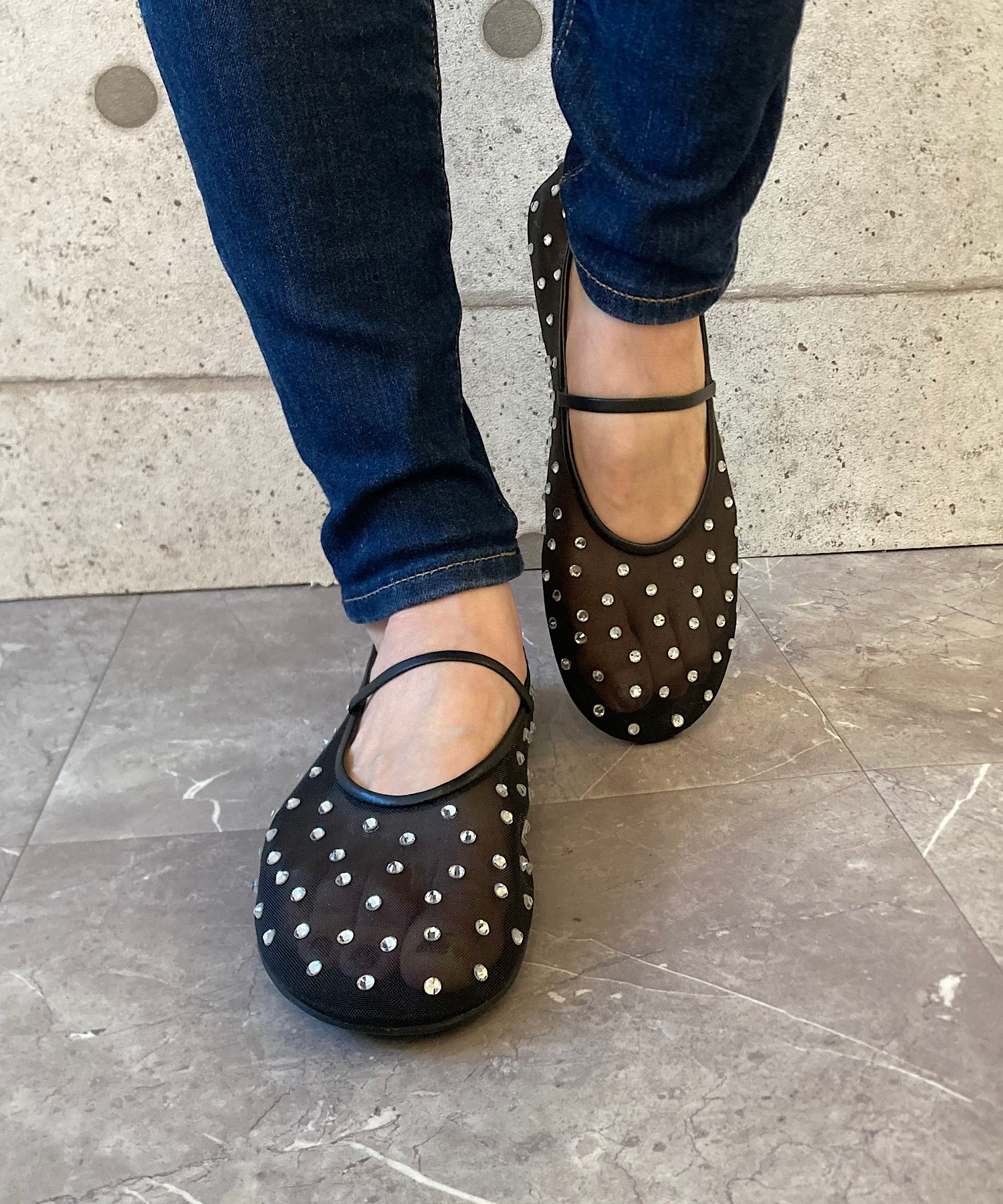 チュール メリージェーンバレエシューズ Jeffrey Campbell│Jeffrey