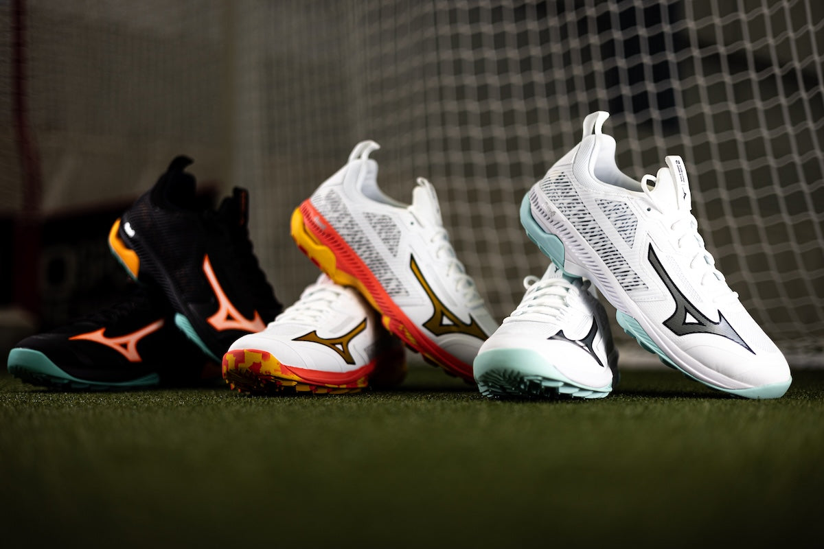 Mizuno Wave Panthera 2 Hockey Shoes White/Blue Tint 25/26