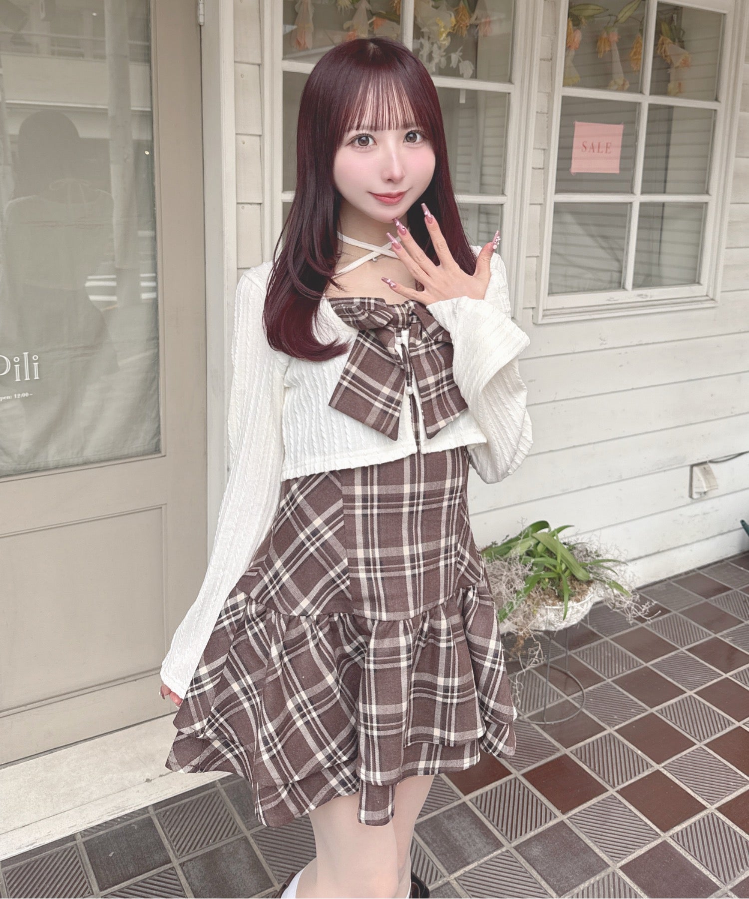 一部予約商品】リボンアンサンブルワンピース – PARK by one way