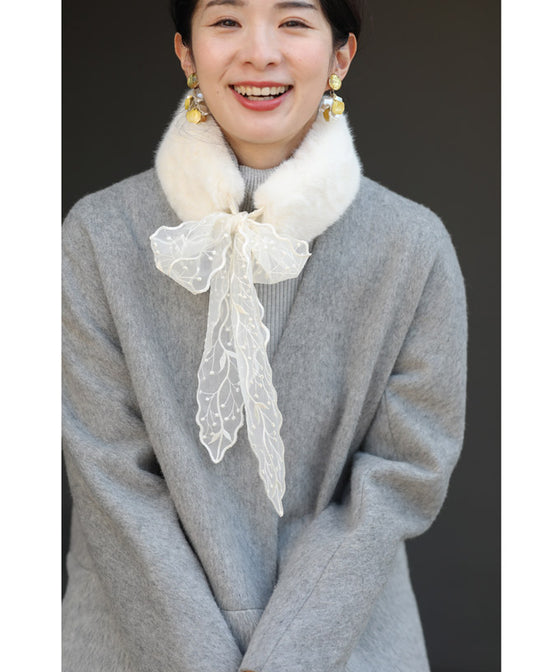 優美なレースリボンのフェイクファーティペット – ONE PEACE ONLINE