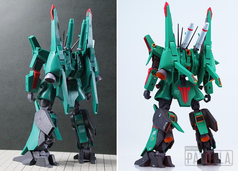 HGUC 1/144 ドーベンウルフ 改修・全塗装製作 完成 SPACE WOLF - ぱとぷら