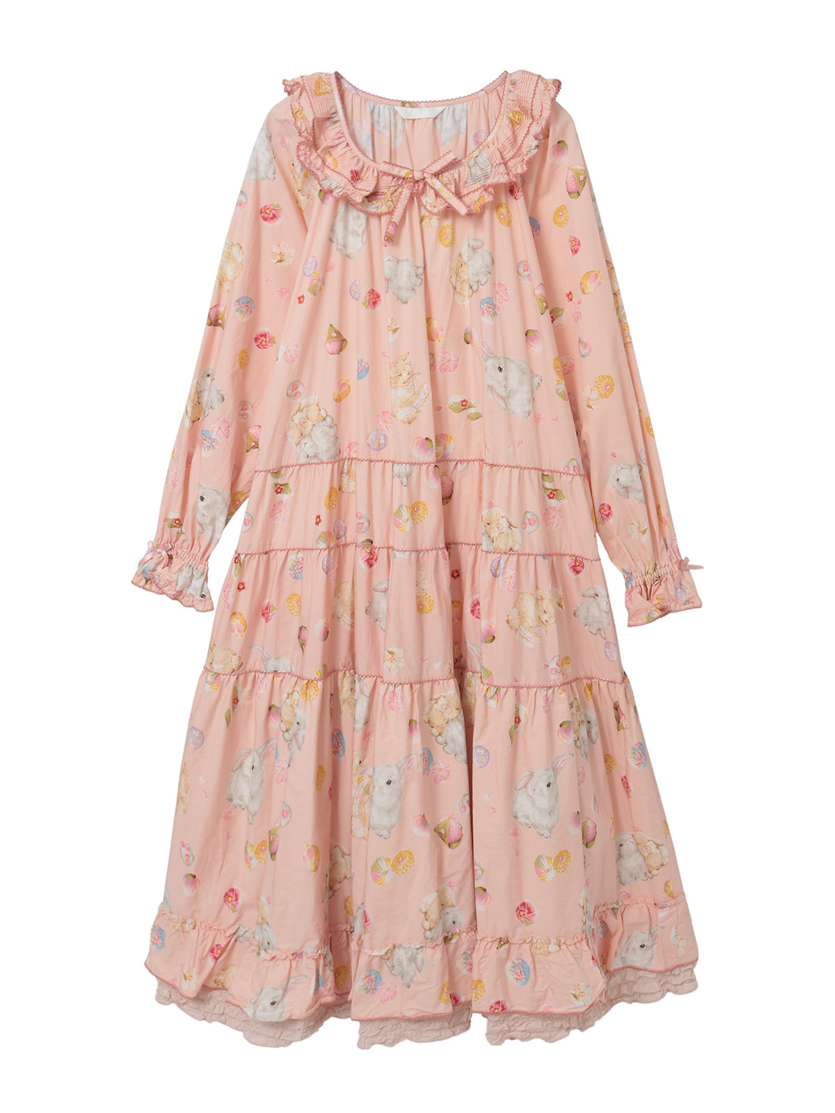 幸見うさぎプリントミディワンピース｜ピンクハウスオフィシャル
