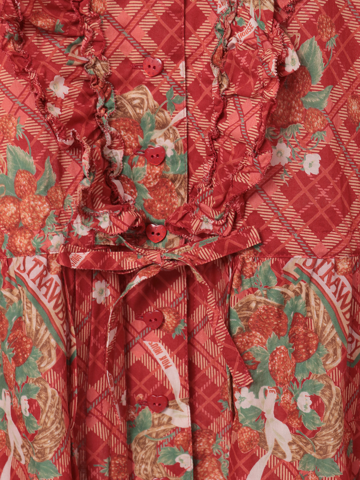 苺リースプリントミディワンピース｜ピンクハウスオフィシャル