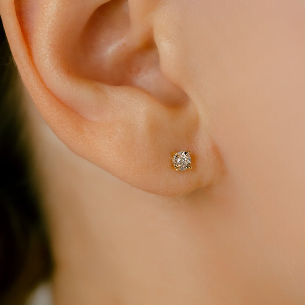 K18 プラチナ ダイヤモンド │ 軟骨ピアス・ボディピアスパーツ 金属