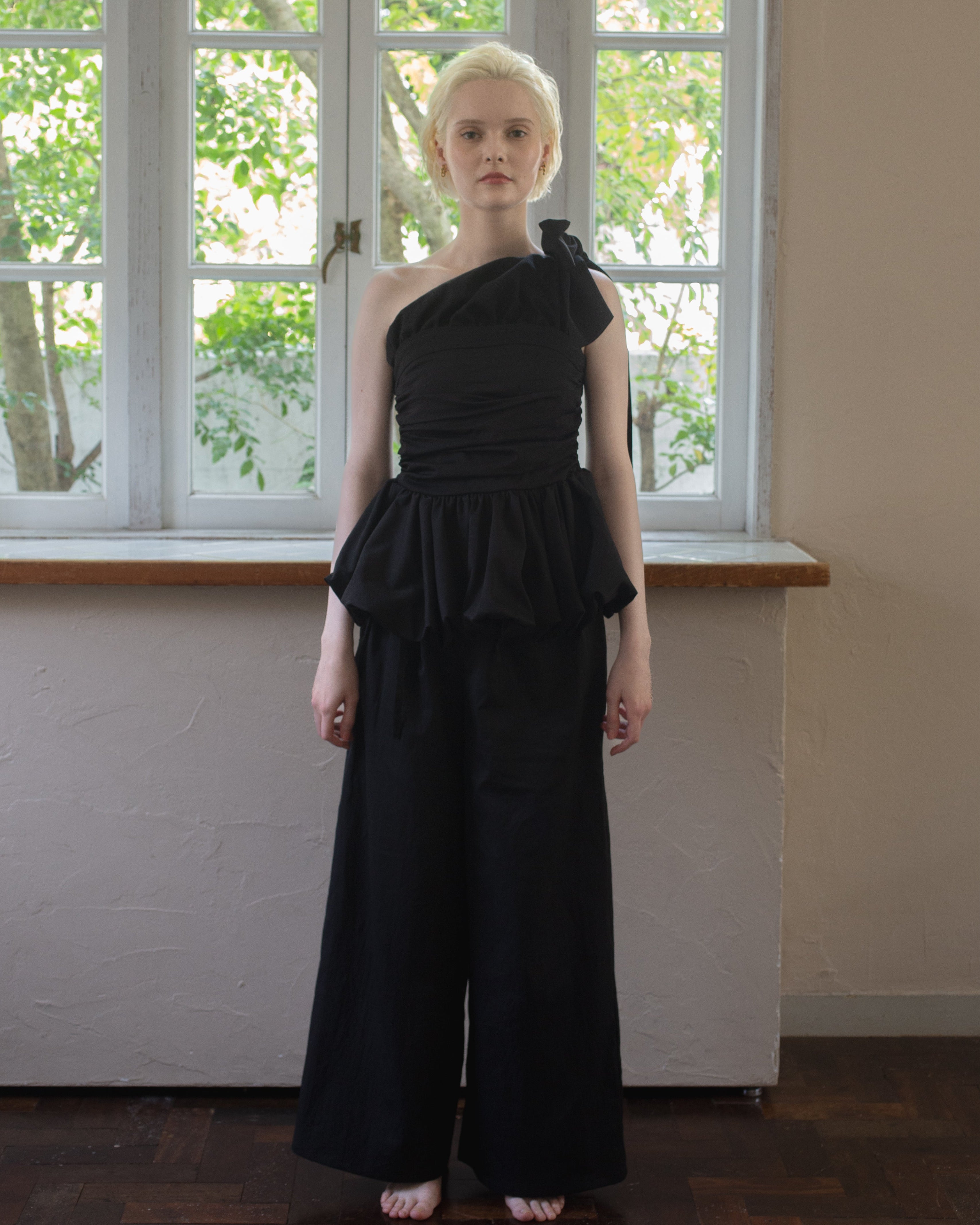 残りわずか】2way ribbon peplum top – RANCLIC