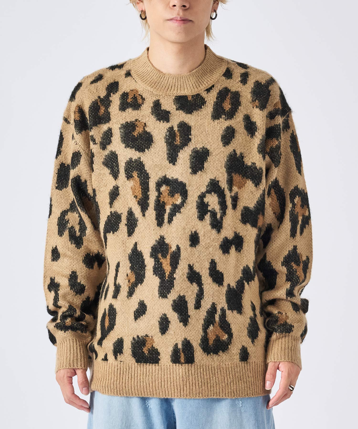 モヘアタッチレオパードニット – REGIEVO