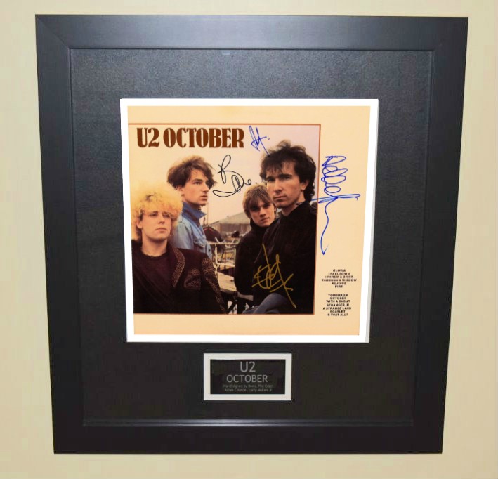 U2, October, Bono, The Edge, Adam Clayton, Larry Mullen Jr.ROCK