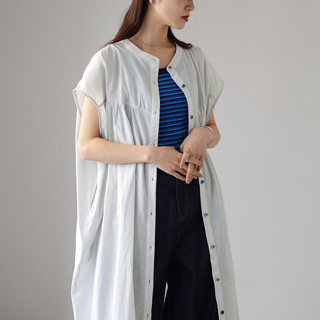 MAO MADE（マオメイド） カラー別注 ローン 2WAY ギャザー ワンピース