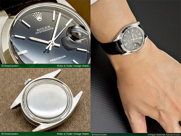 RG-1976 | ロレックス オイスターデイト 手巻き Ref.6694 ブラック