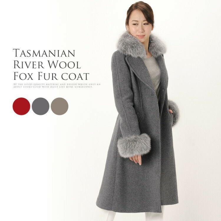 レディース-カシミヤ混・ウール・アンゴラ・アルパカ-コート｜ウール