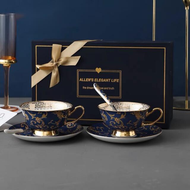 楽天市場】A026881ティー・コーヒーカップセット カップ＆ソーサー4客