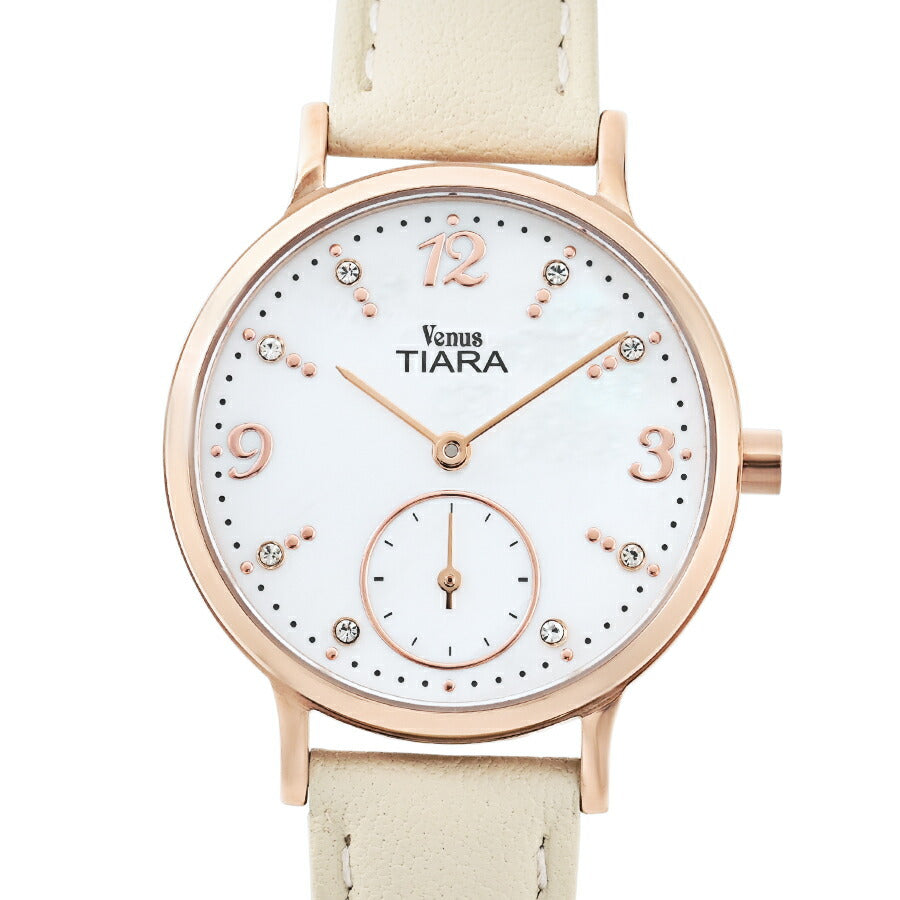 ヴィーナスティアラ スモールセコンド VT108-WH レディース クオーツ