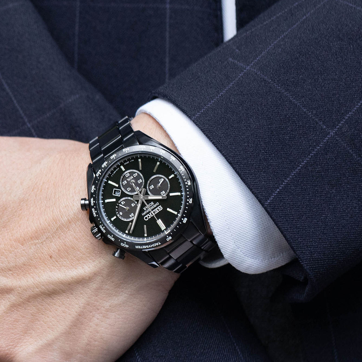 セイコー セレクション Sシリーズ SBPY169 メンズ ソーラー クロノ