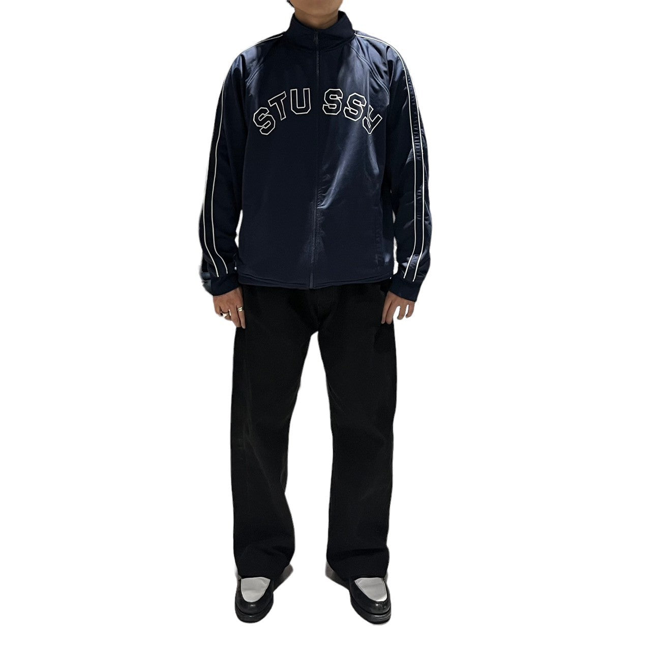STUSSY(ステューシー) 90's~00's logo track jacket ロゴ トラック