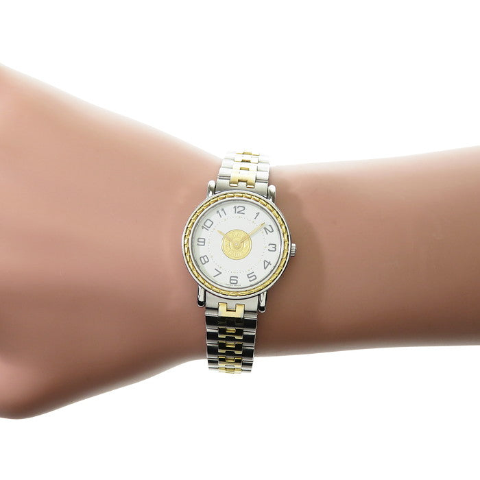 HERMES/エルメス】 セリエ SE4.220 腕時計 ステンレススチール/GP