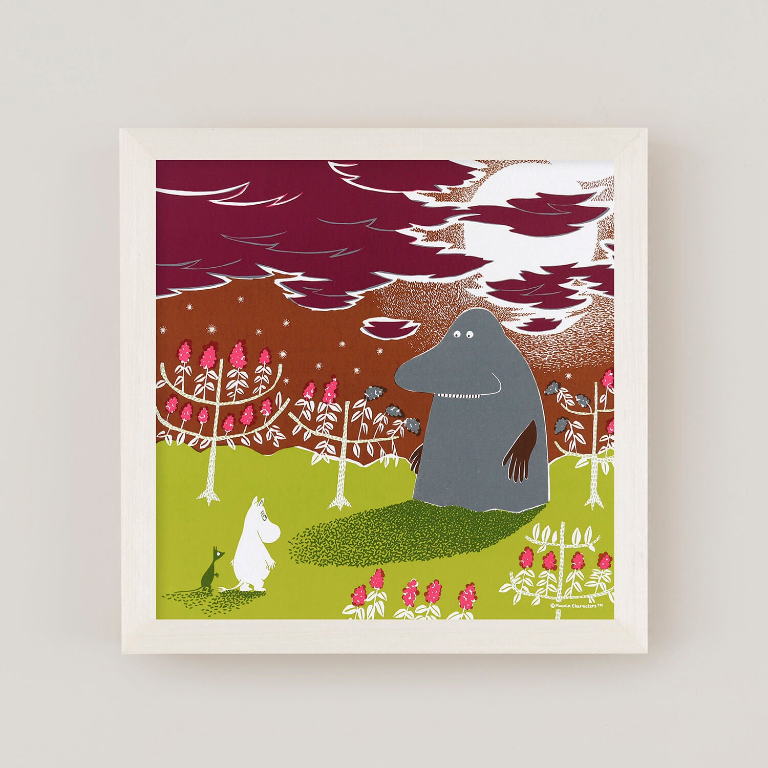 MOOMIN TRIBUTE WORKS×a good view アートポスター フレームセット
