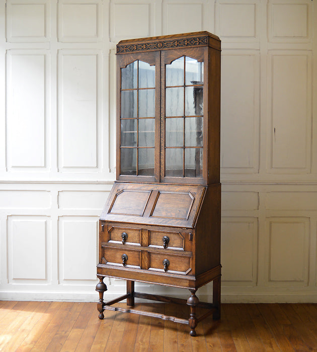 アンティークビューローブックケース – 英国アンティーク家具専門店