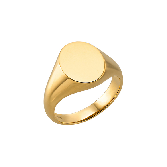 K18イエローゴールド リング オーバル | 高品質 金・プラチナ