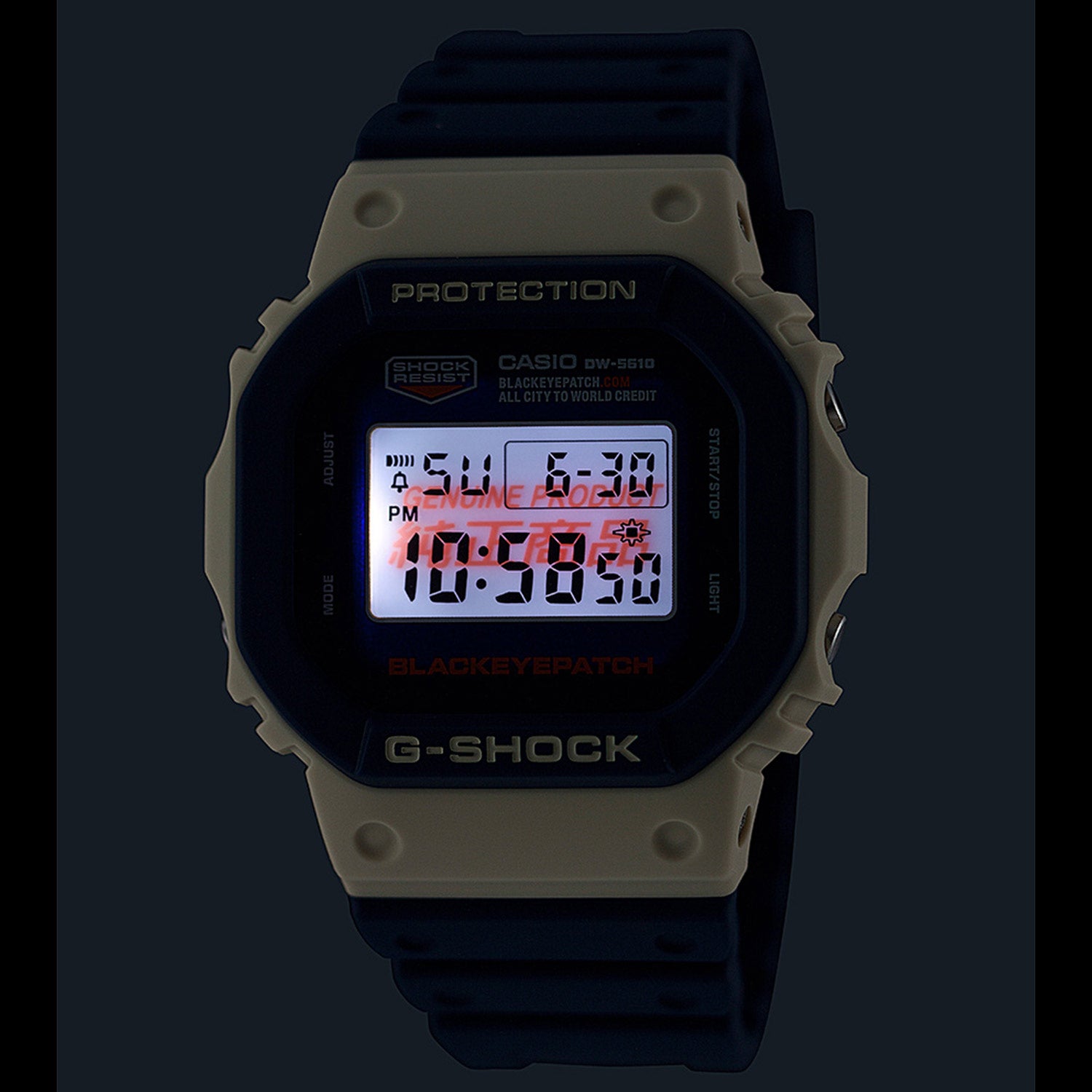 Gショック】BlackEyePatchコラボレーションモデル / DW-5610BEP-2JR
