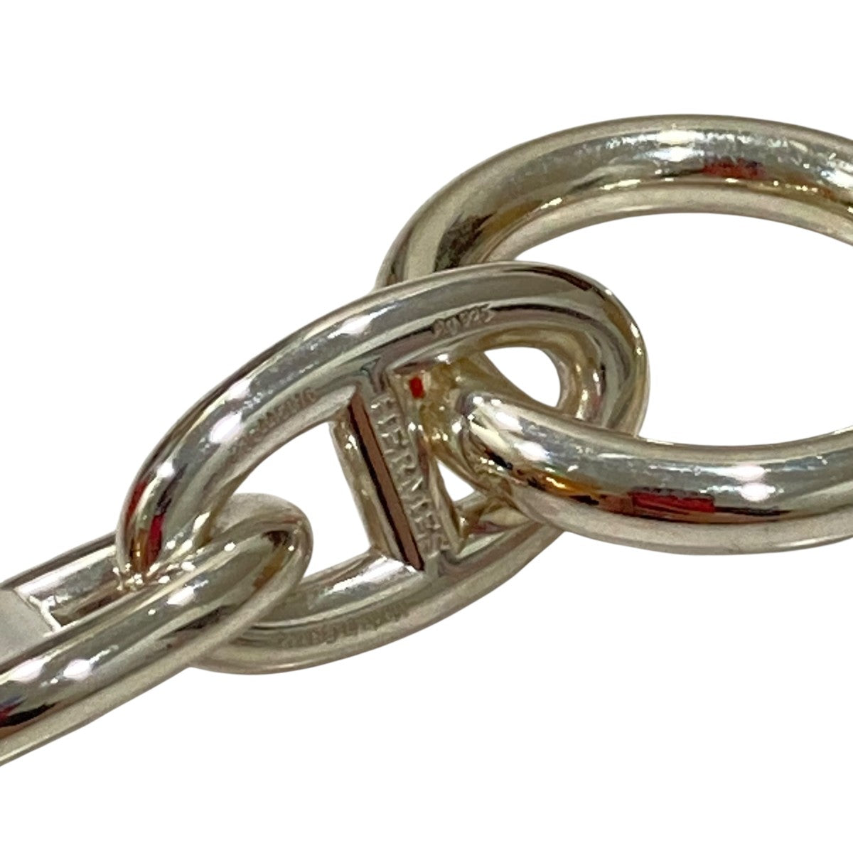 HERMES(エルメス) シェーヌダンクル GM12コマブレスレット シルバー