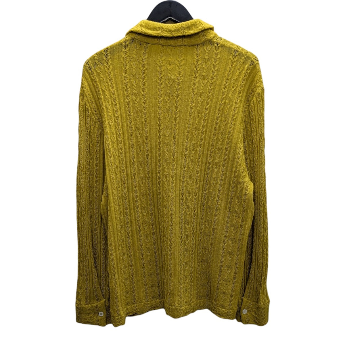 Sefr(セファ) RIKU SHIRT ウールシャツ SF-25PFW-009 イエロー サイズ