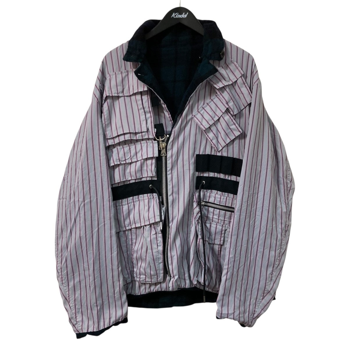 sacai(サカイ) Wool Shrivel Reversible Blousonリバーシブル