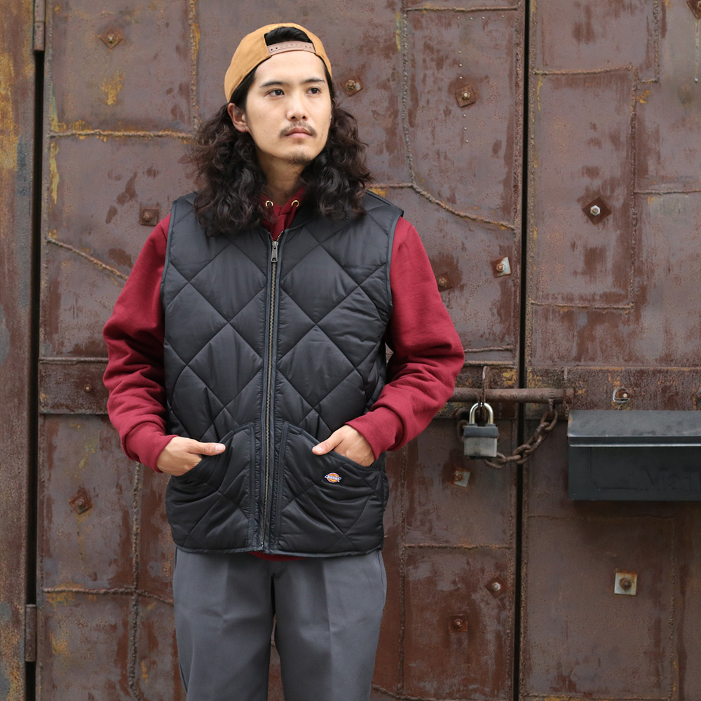 Dickies（ディッキーズ） TE242 Diamond Quilted Vest キルティング