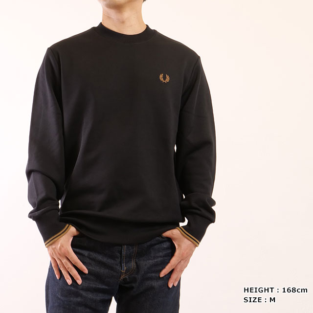 FRED PERRY（フレッドペリー） クルーネック スウェットシャツ M7535