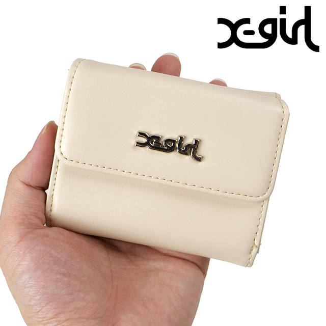 X-girl（エックスガール） フェイクレザー ミニウォレット