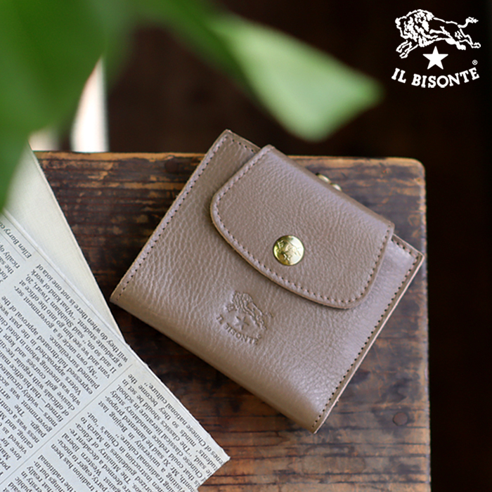 IL BISONTE（イルビゾンテ） 財布 がま口財布 二つ折り財布 ラウンド