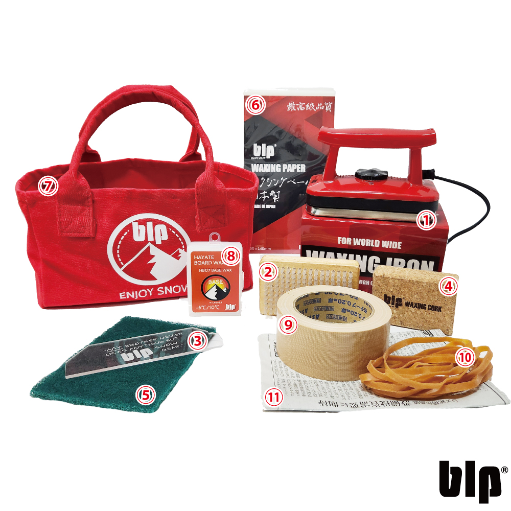 スキー メンテナンス用blpホットワックススキー最速マスター11点