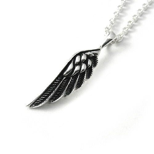 Binich（ビニッチ） 羽根 フェザーネックレスペンダントトップ メンズ