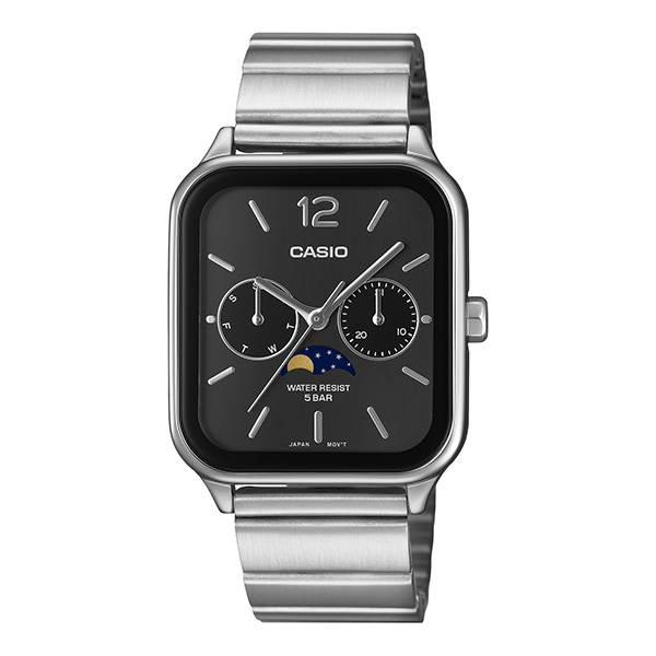 CASIO Collection 国内正規品 カシオ ムーンフェイズ 腕時計 メンズ