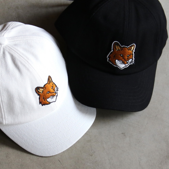 MAISON KITSUNE（メゾン キツネ） キャップ ラージフォックス ヘッド