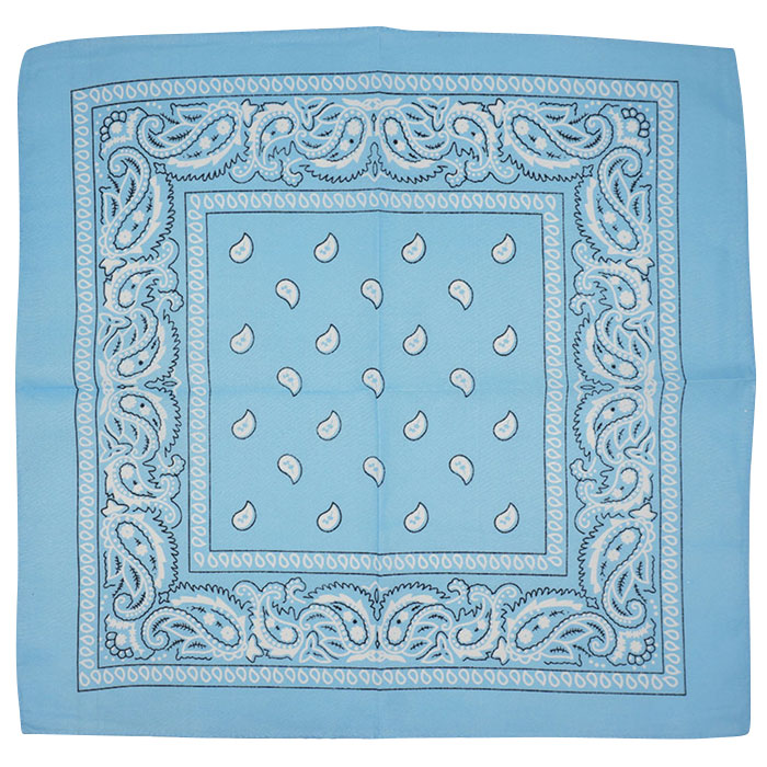 スカーフ バンダナ 大判ハンカチ ペイズリー ペイズリー柄 55cm