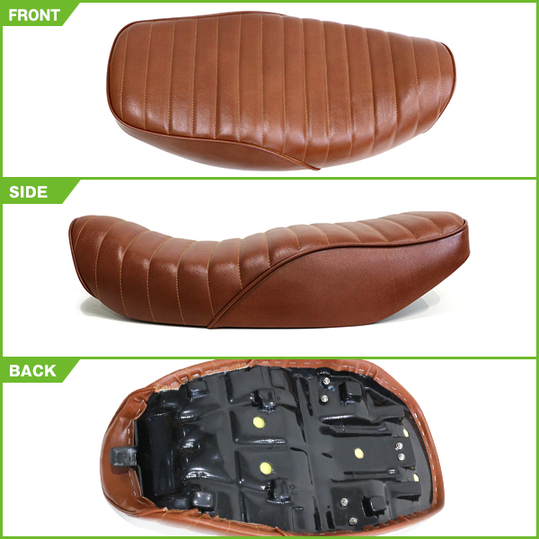 kawasaki ZEPHYR 400 ゼファー400 89-90 前期 シート ブラウン 茶色 皮