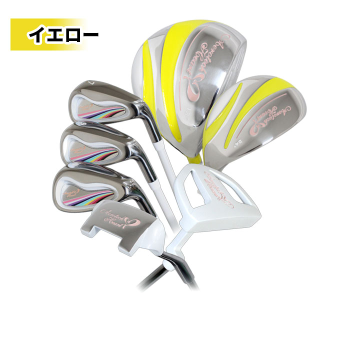 エアロテックハート ゴルフ AERO TECH 10カラー レディース 7本 初心者