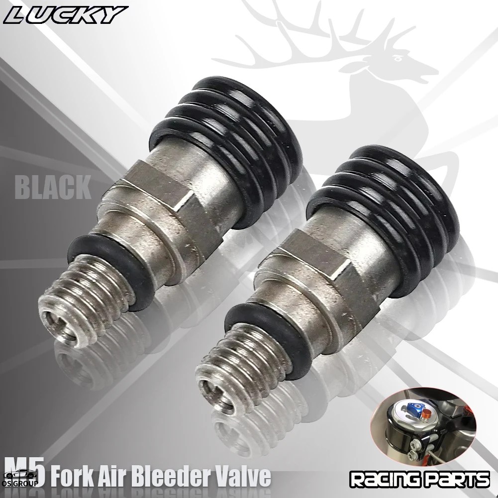 並行輸入品】 M5 スクリュー フロント フォーク エアー Bleeder Relief