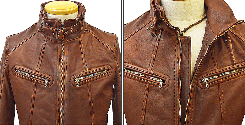 Haruf（ハルフ） 革ジャン レザージャケット メンズ 本革 レザー