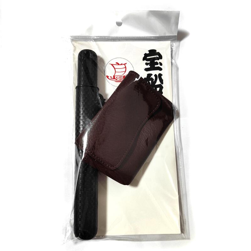 きせる 煙管入れ 宝船かます 腰差し煙草入れ 小 茶 一本用 喫煙具 叺