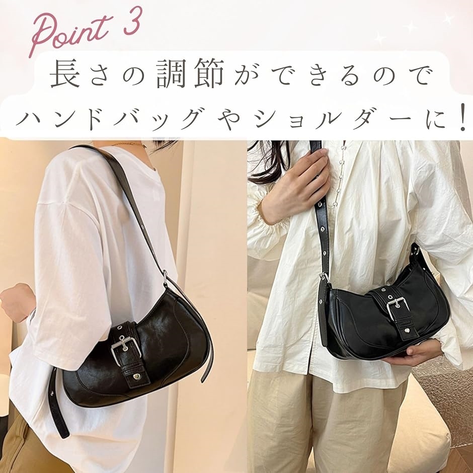 ホーボーバッグ ハーフムーンバッグ ショルダーバッグ シルバーバッグ