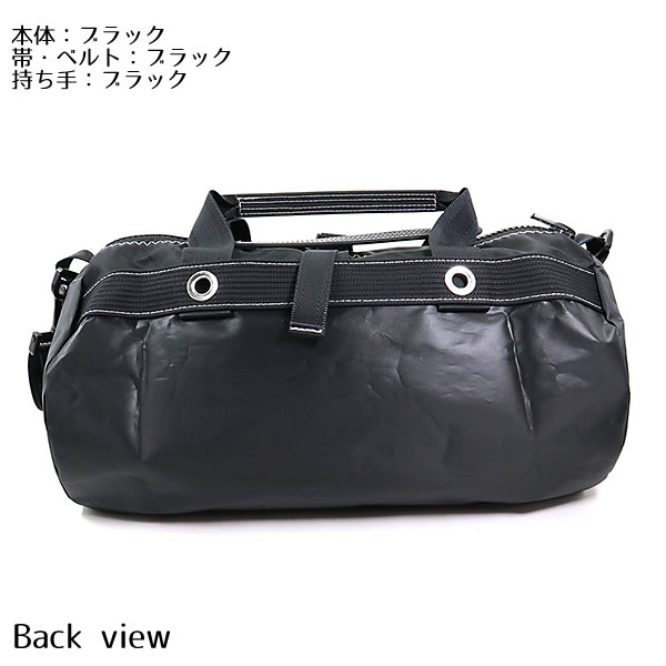 JIB ボーダーダッフルバッグ Sサイズ DSB ブラック ショルダーベルト付