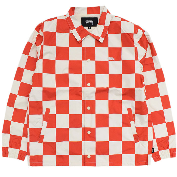 STUSSY（ステューシー） ジャケット メンズ Checker Coach(stussy JKT