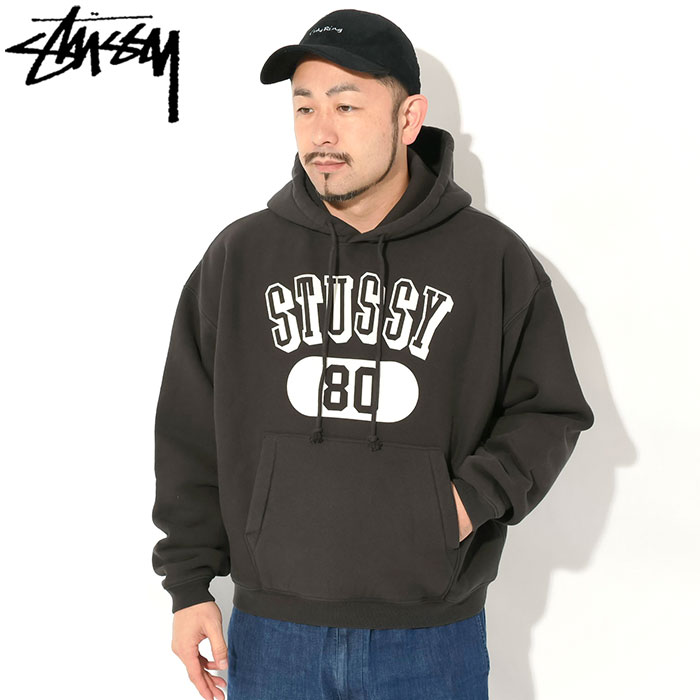 新品未使用/25AW Stussy フード付きパーカー 黒 Stussy ブラック