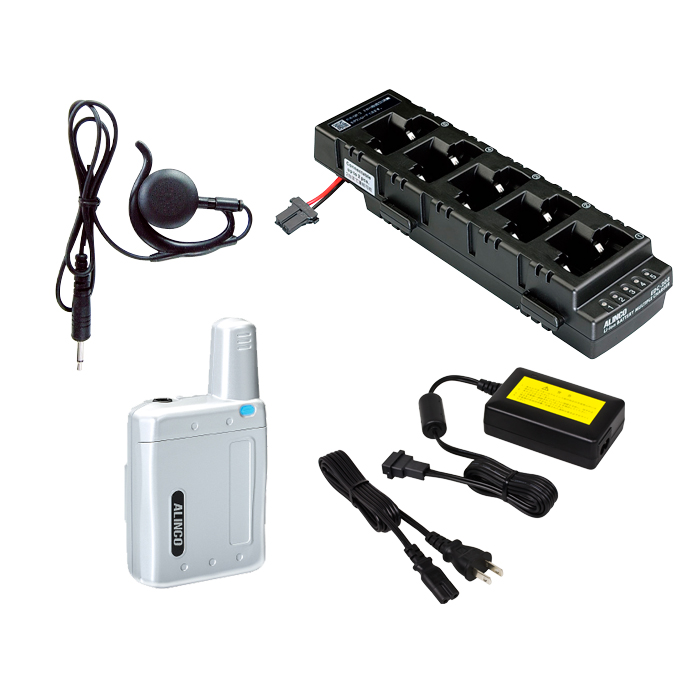 ALINCO（アルインコ） DJ-PX5 5台フルセット 特定小電力