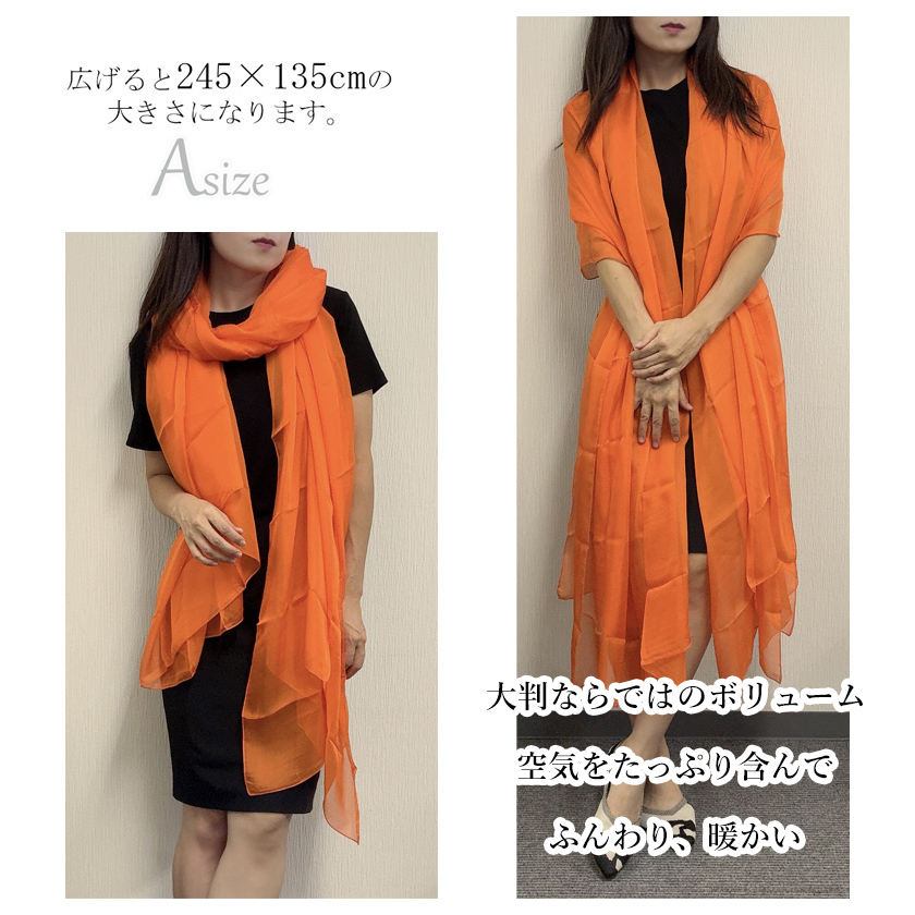 Instyle Japan（インスタイルジャパン） シルクスカーフ シフォン