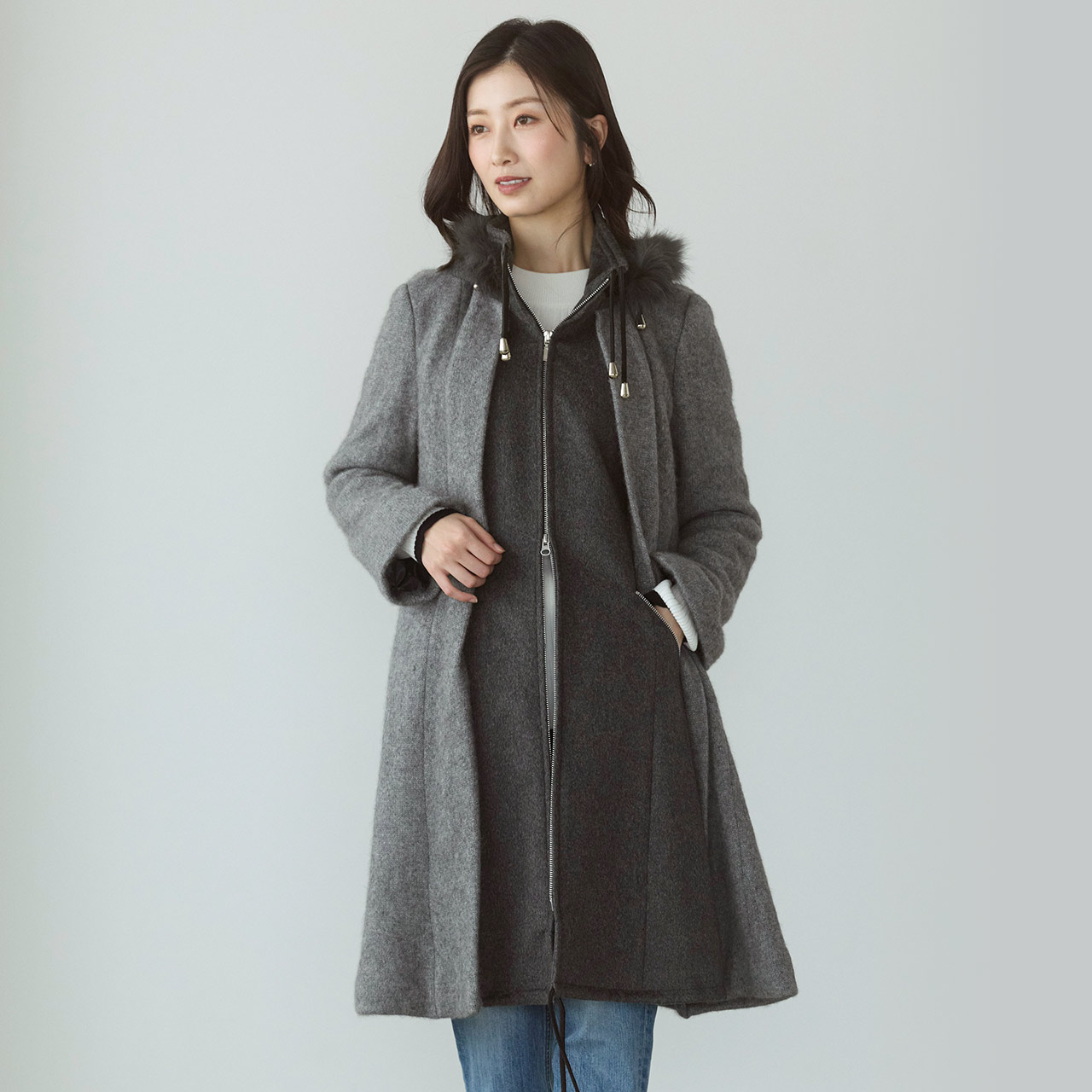 sankyo shokai（三京商会） [10%offクーポン]コート レディース フード