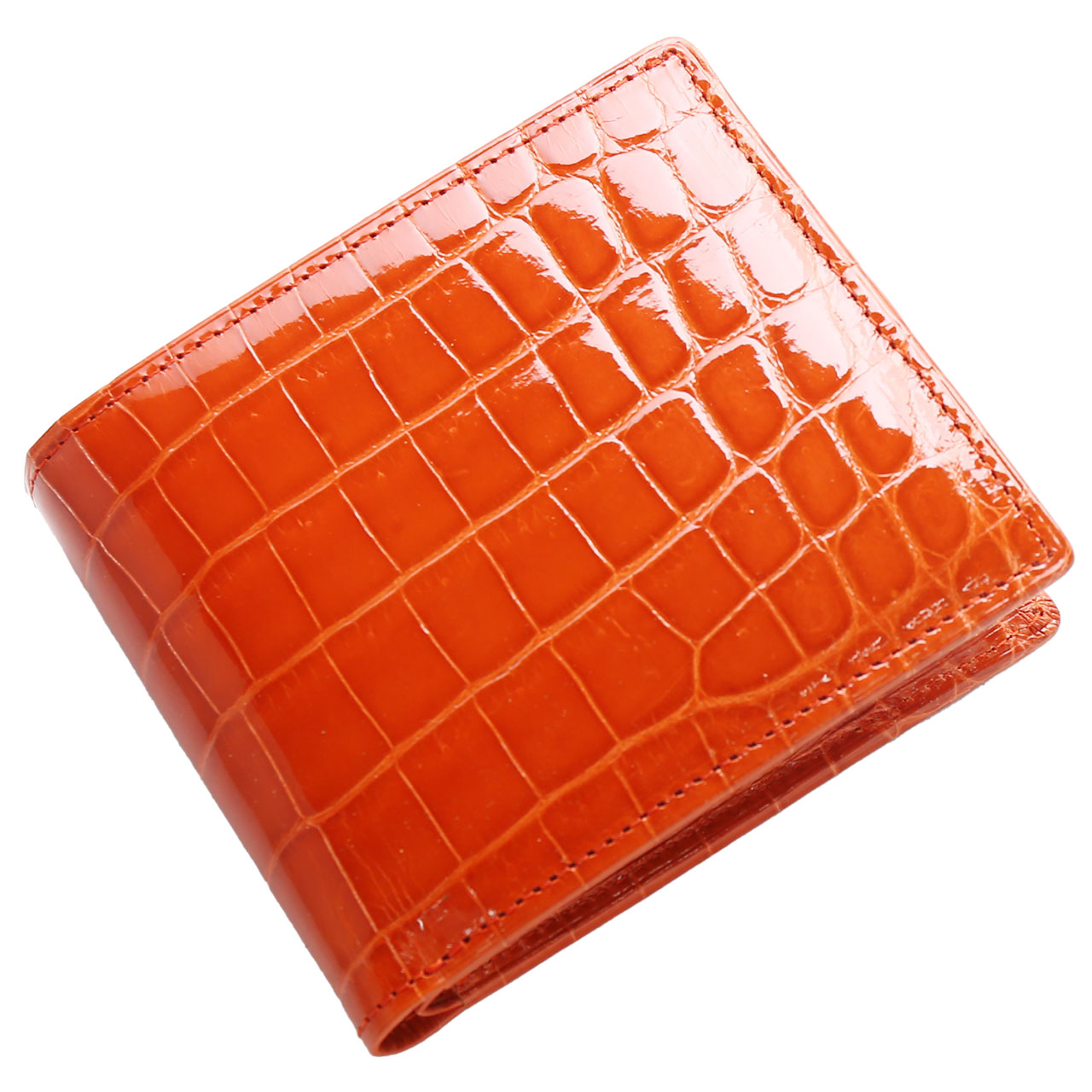 sankyo shokai（三京商会） クロコダイル メンズ 折り財布 日本製