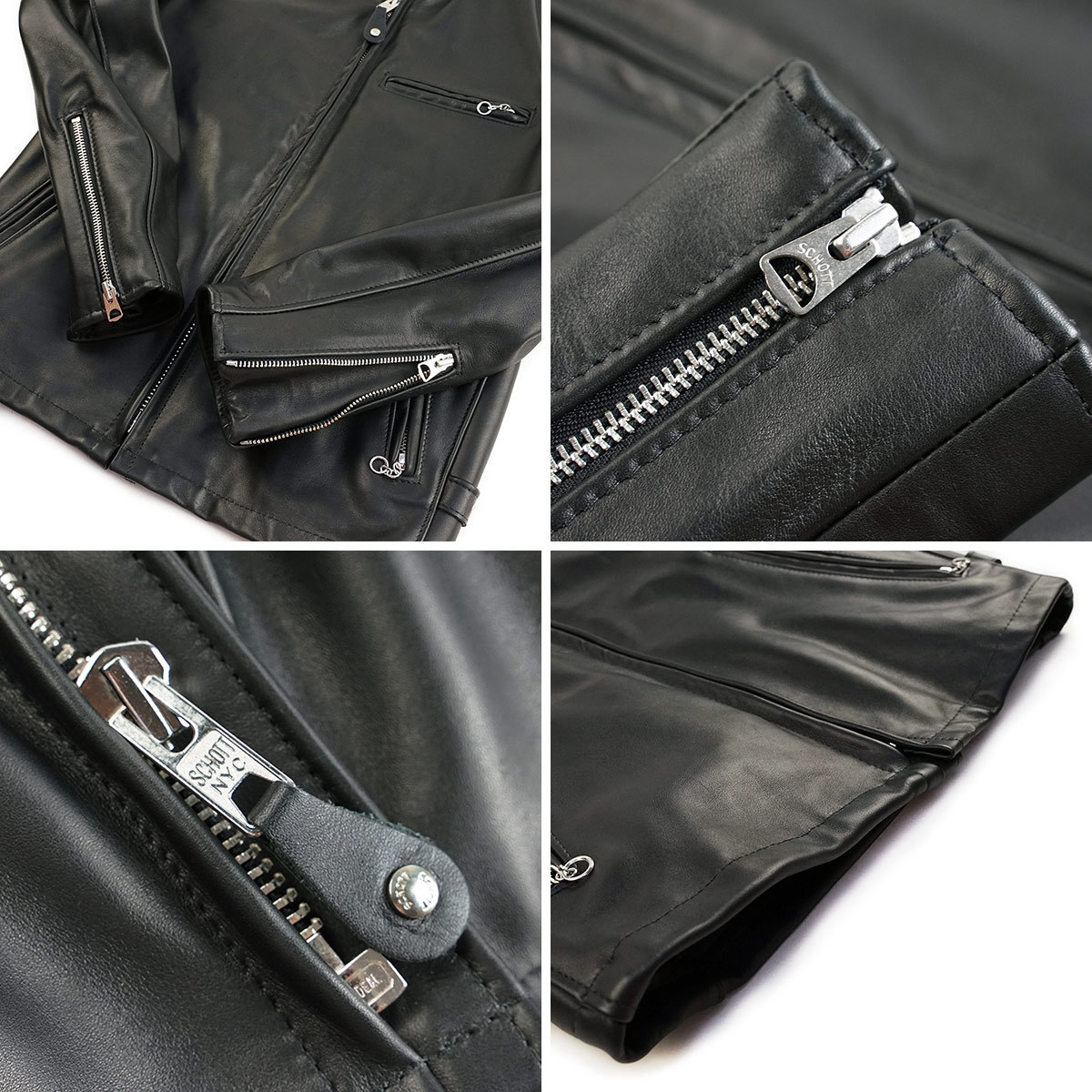 Schott N.Y.C（ショット） SCHOTT 141 シングルライダース ブラック